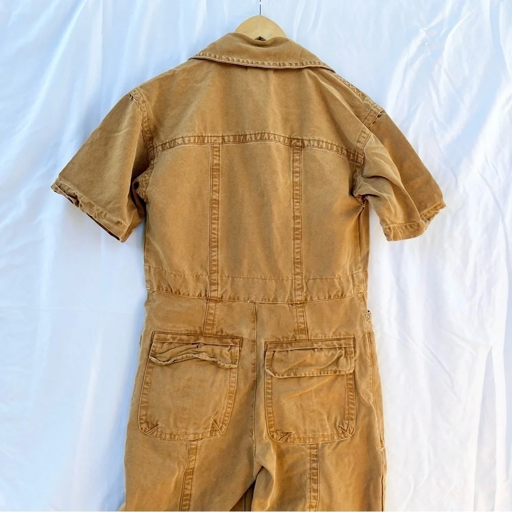 FREE PEOPLE | WE THE FREE MAXIE WASHED COVERALL IN CATHAY SPICE SIZE 2